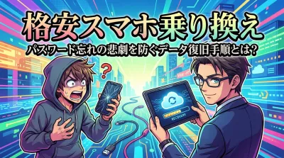 格安スマホ乗り換えでパスワード忘れの悲劇を防ぐデータ復旧手順とは？