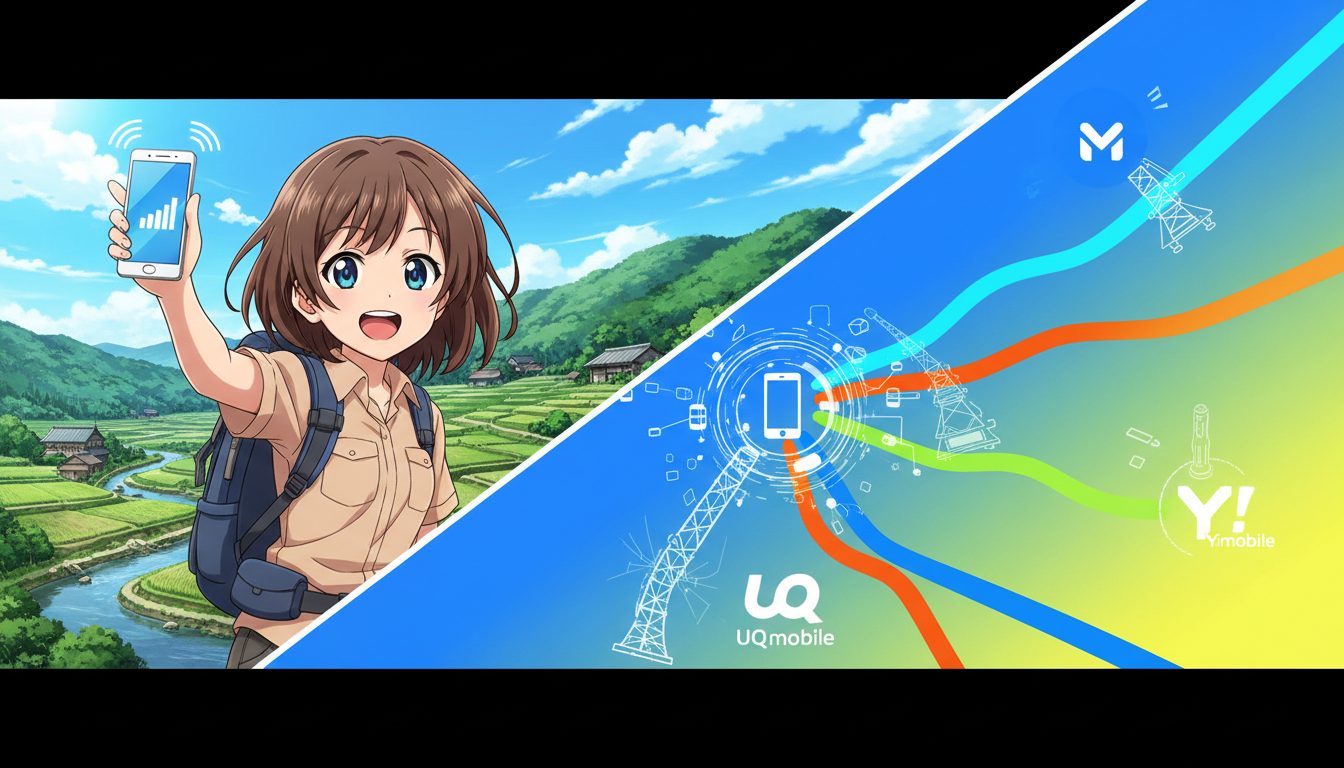 田舎でも繋がりやすい格安スマホ3回線を詳しくご紹介