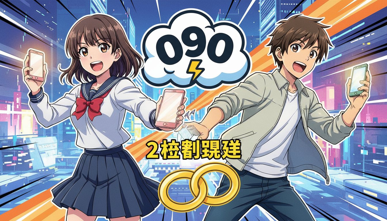 格安スマホでも090番号はそのまま引き継げます