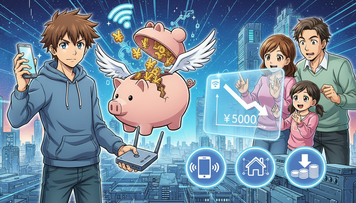 なぜ格安スマホとWi-Fiのセット割でここまで安くなるのか