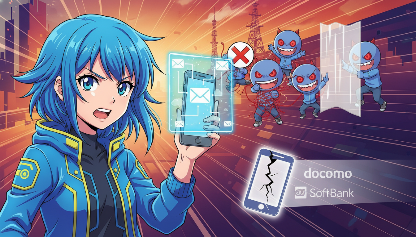 格安スマホでキャリアメールが使えなくなる理由