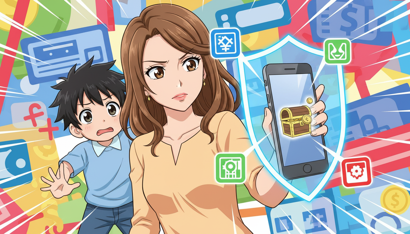 格安スマホでゲーム課金を防ぐ3つの設定とは
