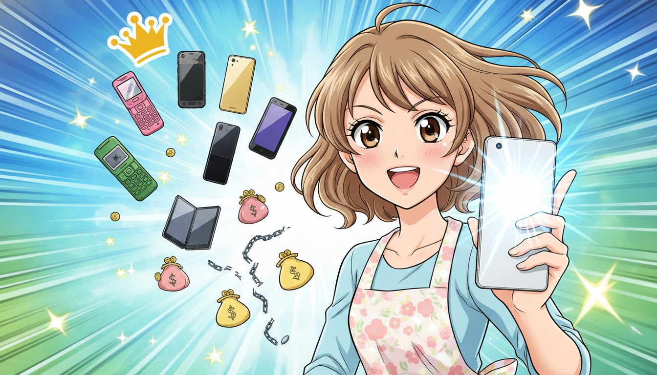 格安スマホで毎月のスマホ代は本当に半額になる