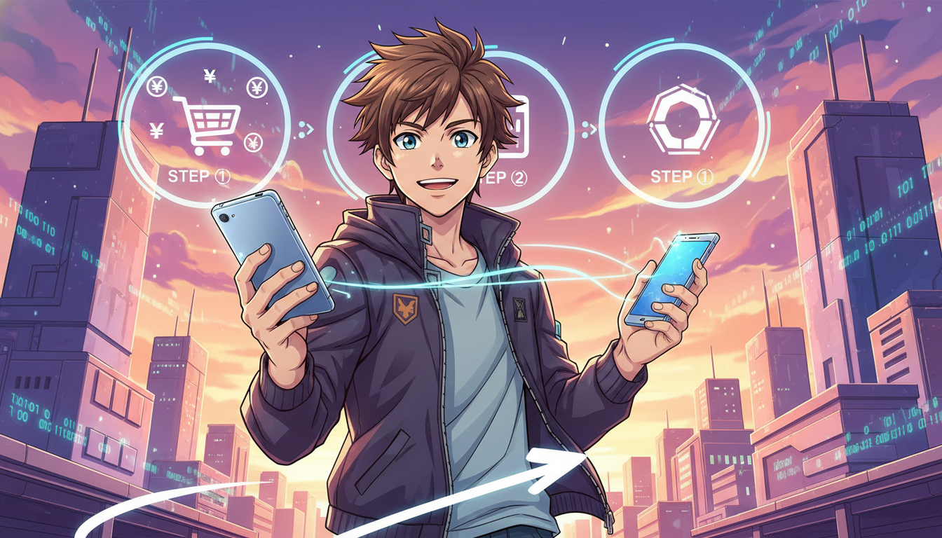 手順①:お得に新しいスマホを購入する方法