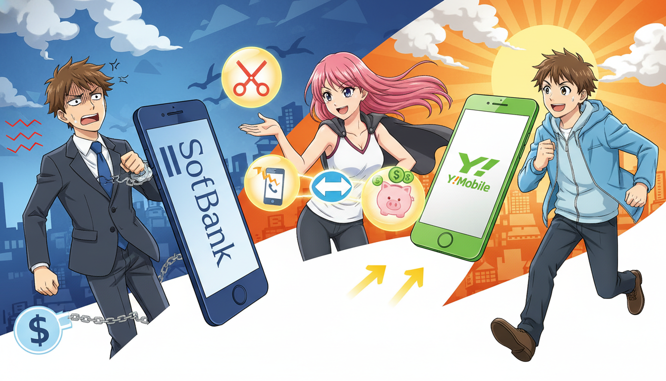 ソフトバンクからワイモバイルへ損せず移行する3つの手順